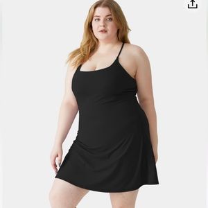 Backless 2-in-1 Flare Activity Dress-Wannabe